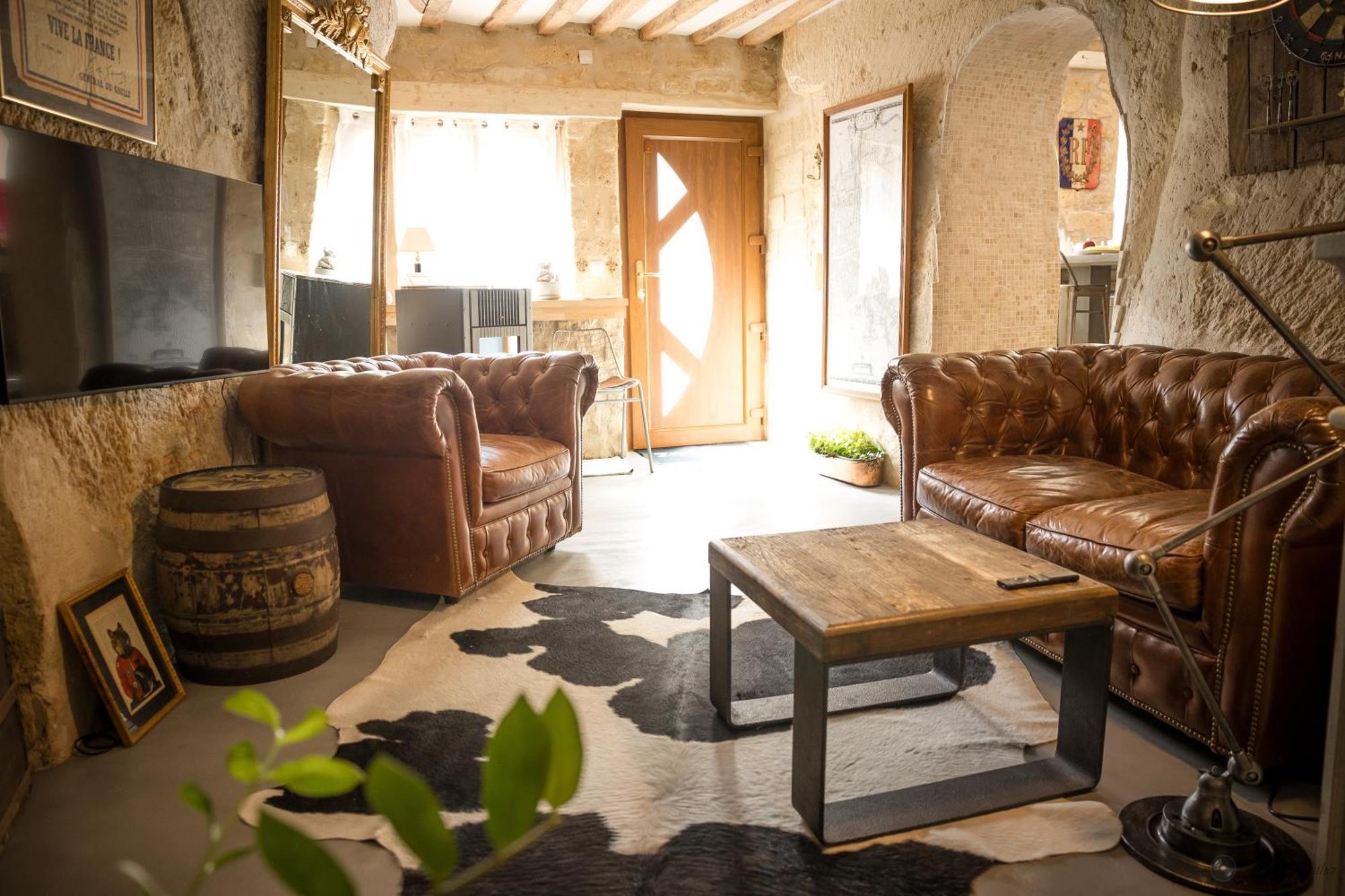 Ferienwohnung Chez Millouz - Triplex Semi-Troglodyte Pontoise Exterior foto
