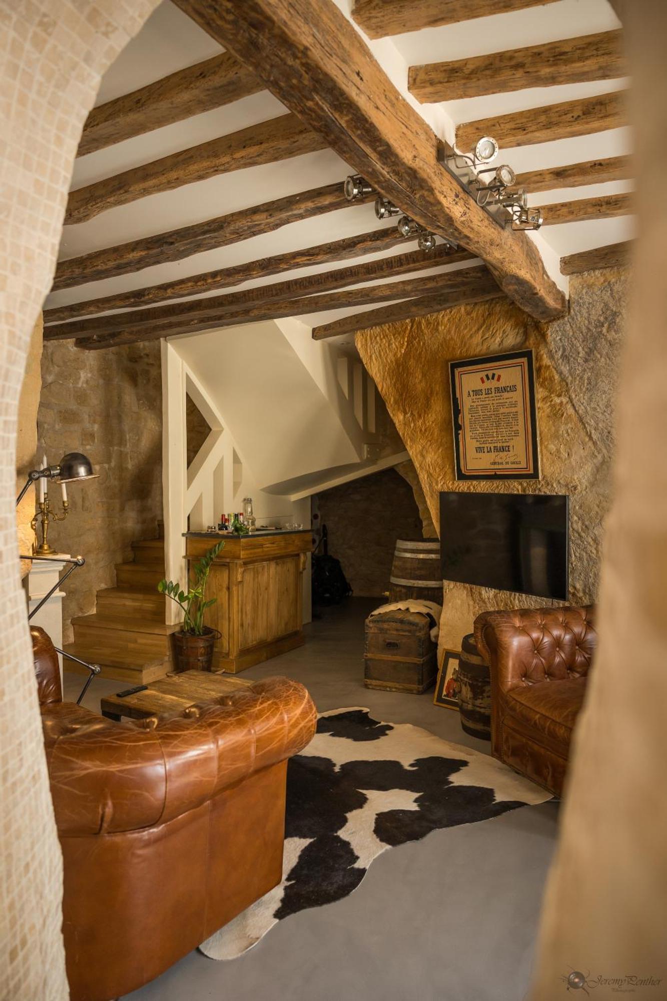 Ferienwohnung Chez Millouz - Triplex Semi-Troglodyte Pontoise Exterior foto